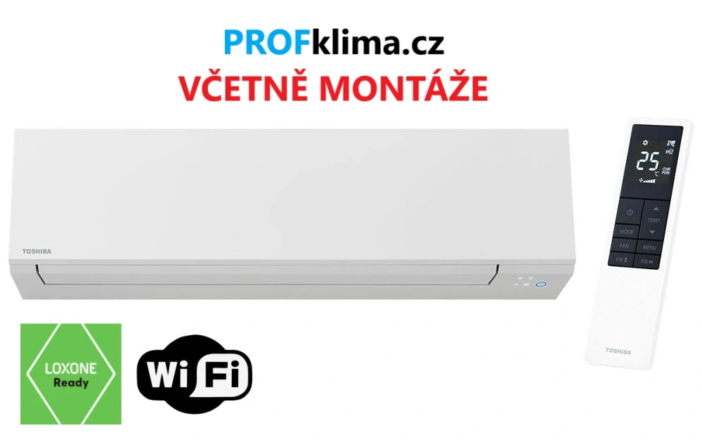 Toshiba Shorai Edge WHITE 3,5kW VČETNĚ MONTÁŽE
