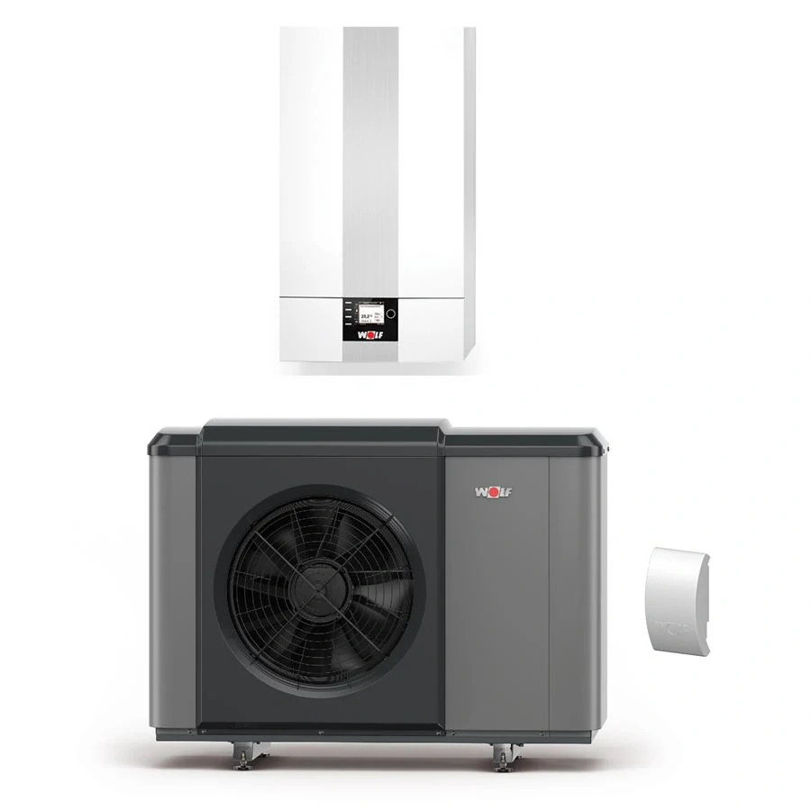 Prémiové tepelné čerpadlo Wolf CHA-Monoblock 7kW/400V a AM modulem s vnějším snímačem